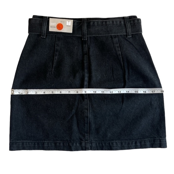 Topshop Moto Double Buckle Mini Skirt - Picture 6 of 6